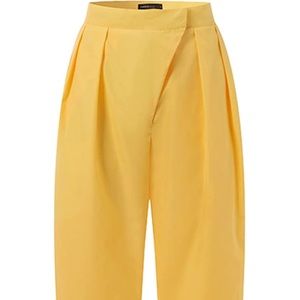 High Waist, Casual, Work Office Pleated Elastic Paper Bag Pants with Packets